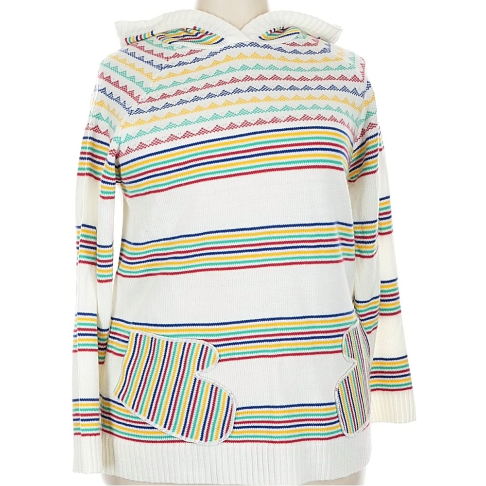 Modcloth Multicolor Striped Knit Sweater